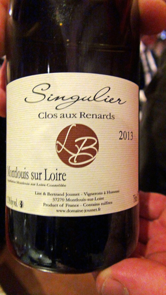 Vin sur le Bar de ligne poché