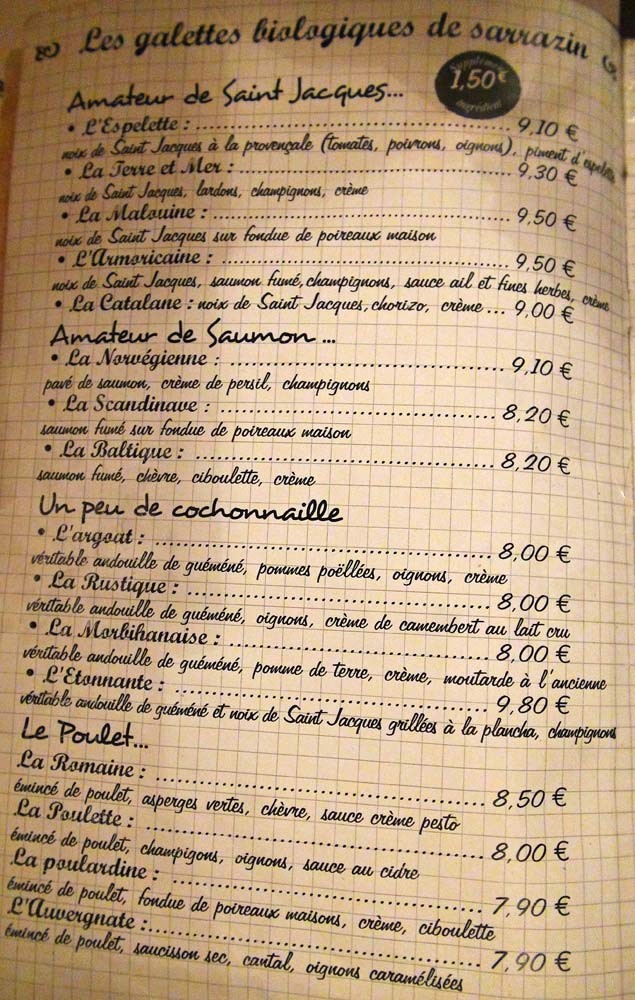 Les galettes
