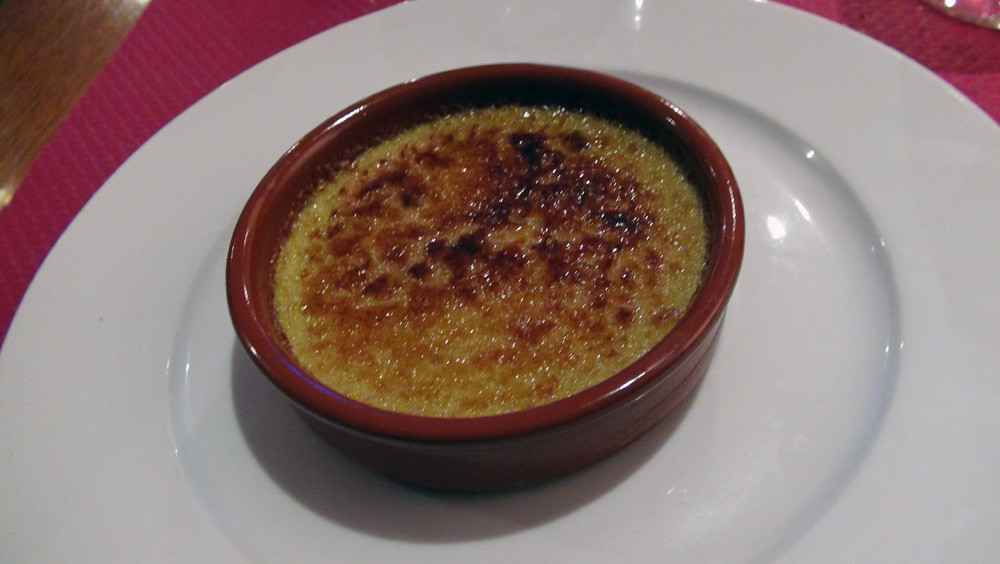 Crème brûlée à la pistache