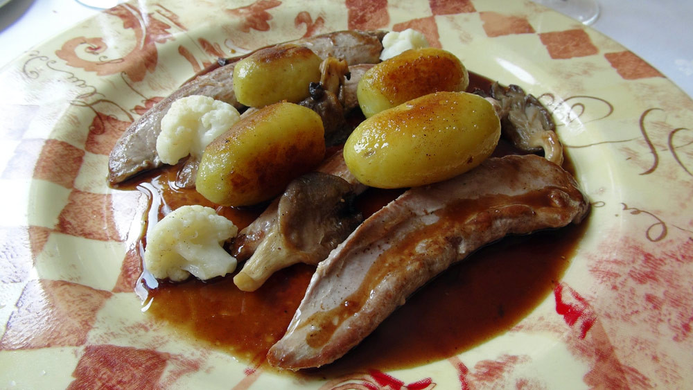 Aiguillettes de canard sauce aigre-douce au miel et balsamique 