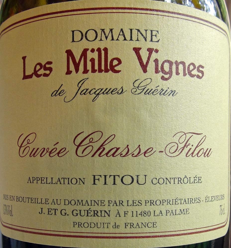 Fitou 2012 "Les mille vignes" J& G Guérin (Grenache noir)