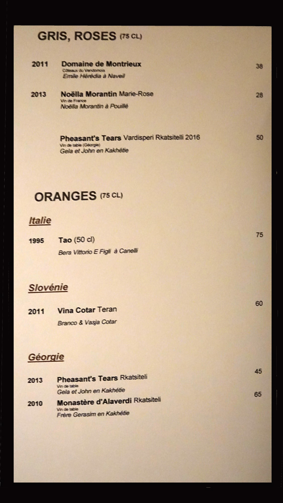 Vins gris, rosés et oranges