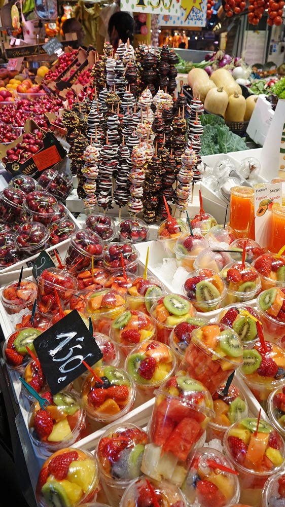 Fruits pré-découpés