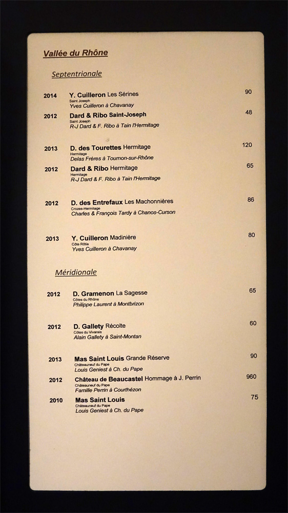 Vins rouges de la Vallée du Rhône