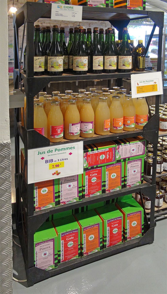 Cidres, Jus de fruits ...