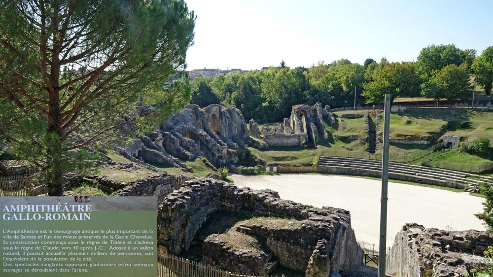 Amphithéâtre gallo-romain à Saintes