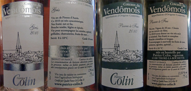 Les vins au verre pour les entrées