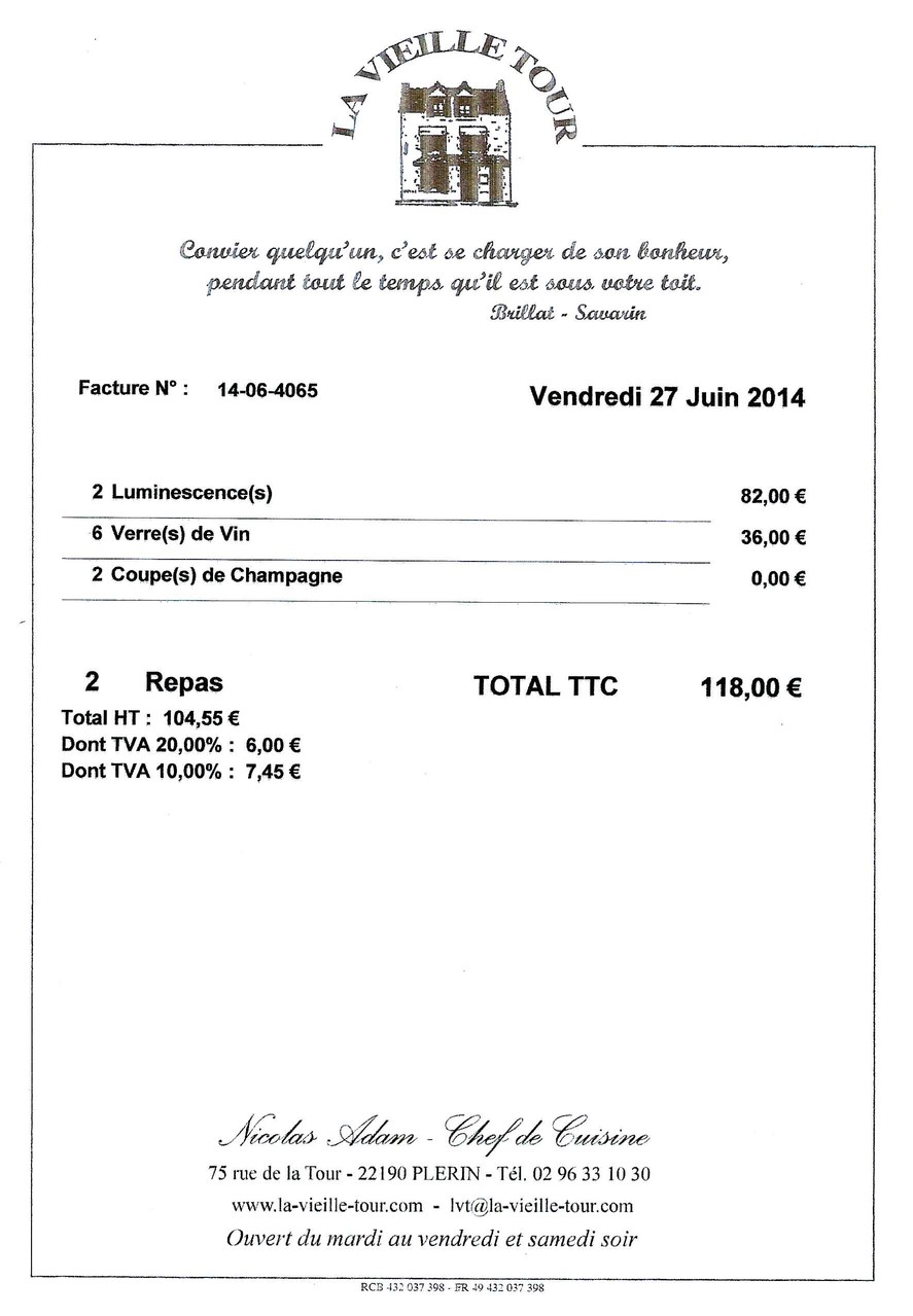 La note