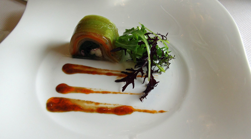 Pressé de homard & jeunes légumes