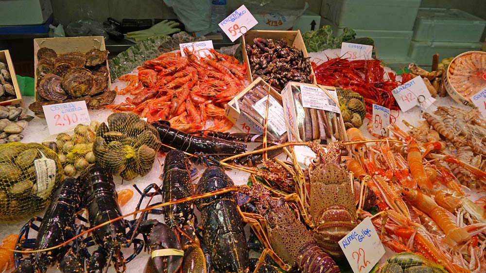 Homards, langoustes ...