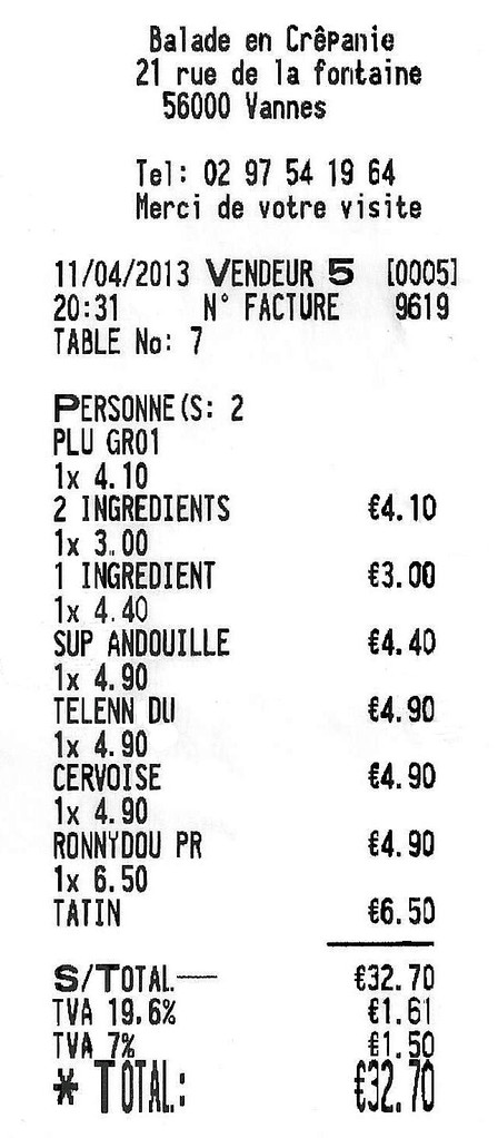 La note