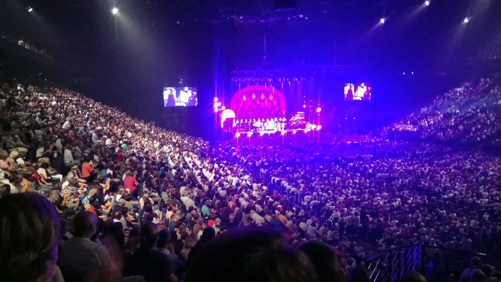 Pendant le concert (Photo Smartphone)