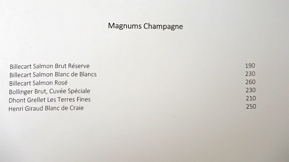 Champagnes en magnums