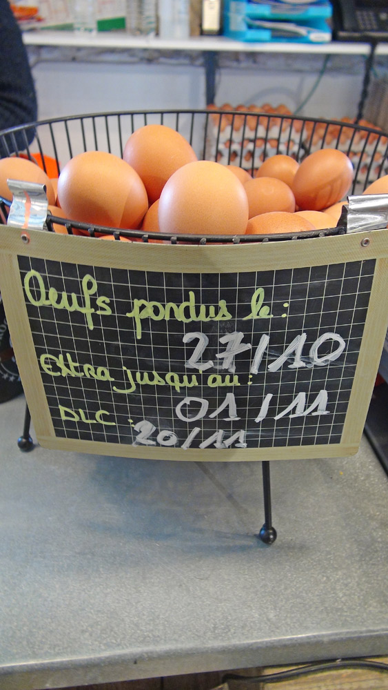 Œufs frais