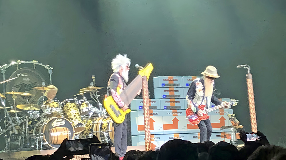 ZZ Top - Vue depuis la fosse