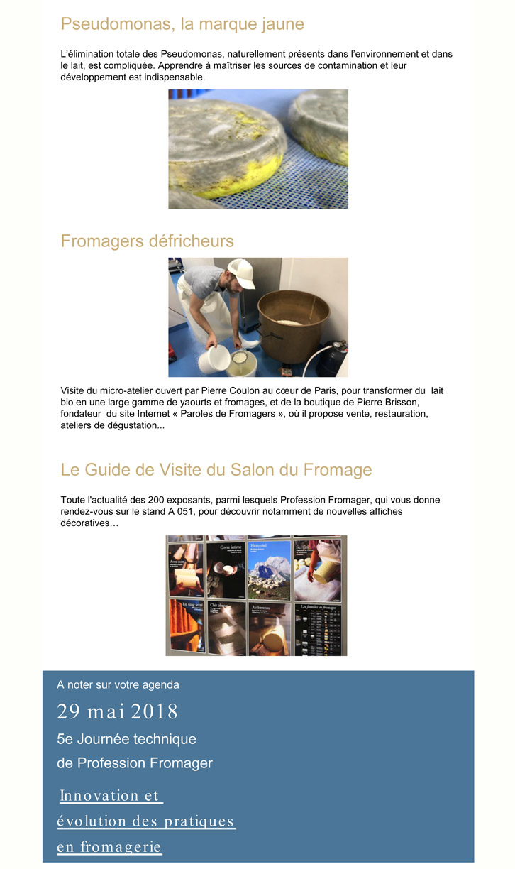 Profession fromager N°80