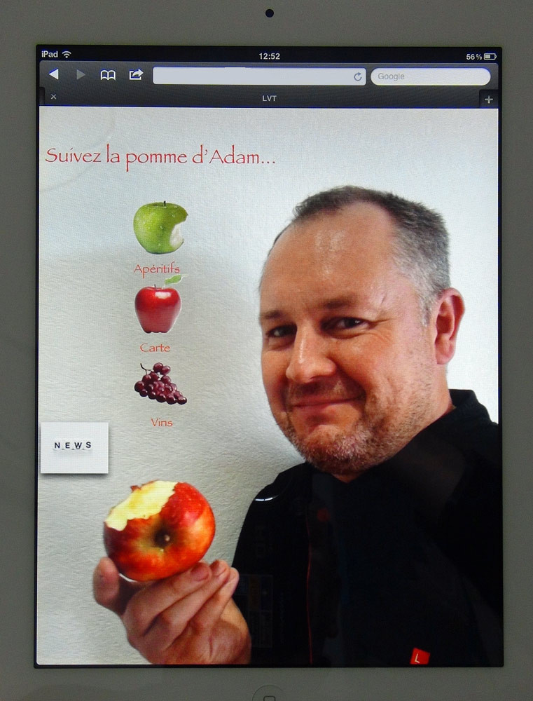 Nicolas Adam & sa pomme ...