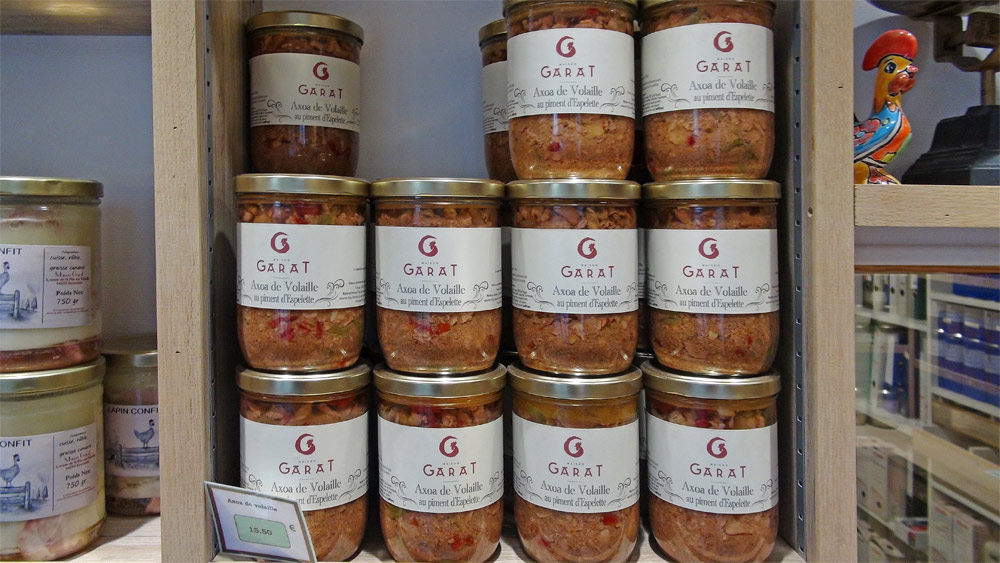 Axoa de volaille au piment d'Espelette
