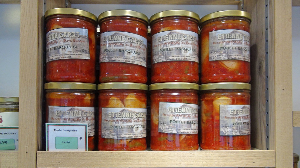 Poulet basquaise