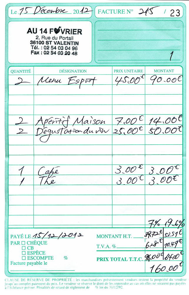 La note