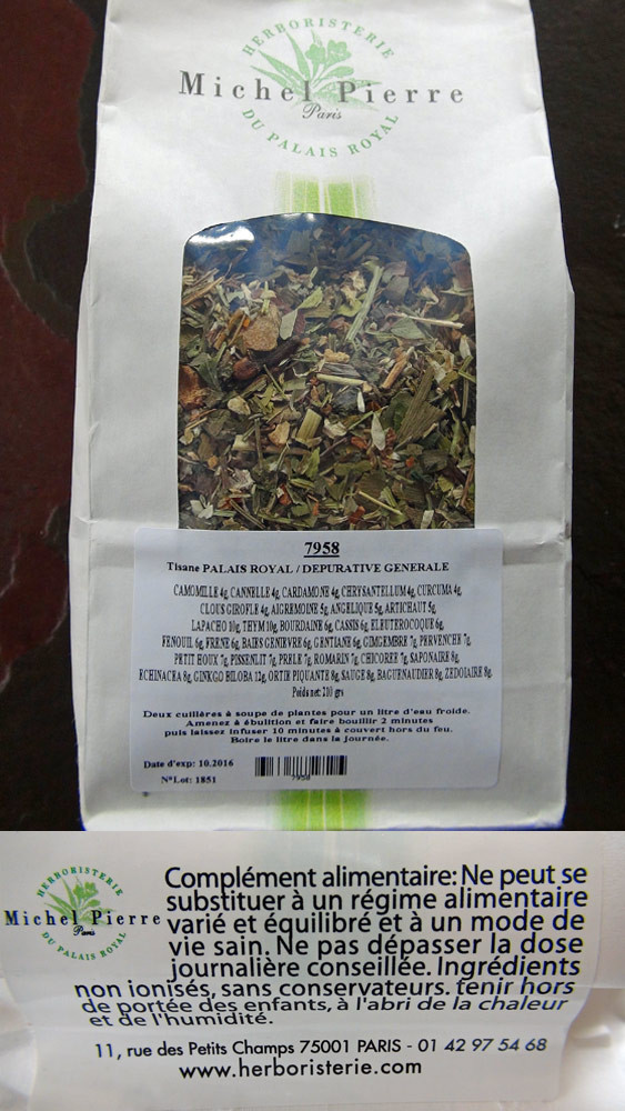 Tisane dépurative