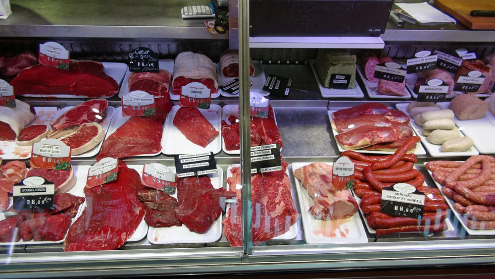 Les différentes viandes de boeuf proposées