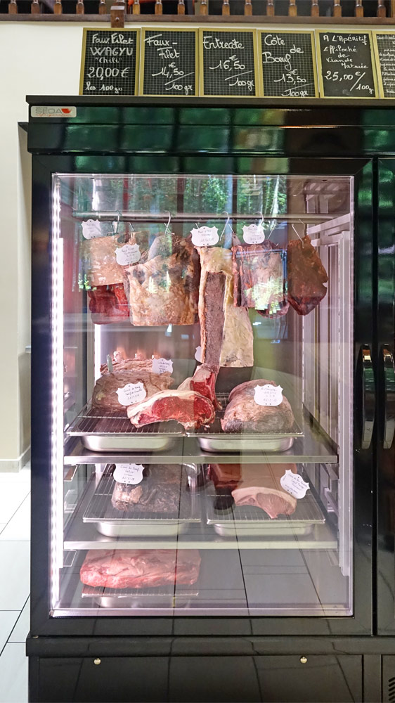 Armoire de stockage des viandes prêtes à être dégustées
