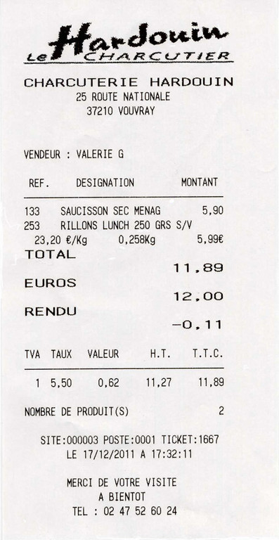 La note
