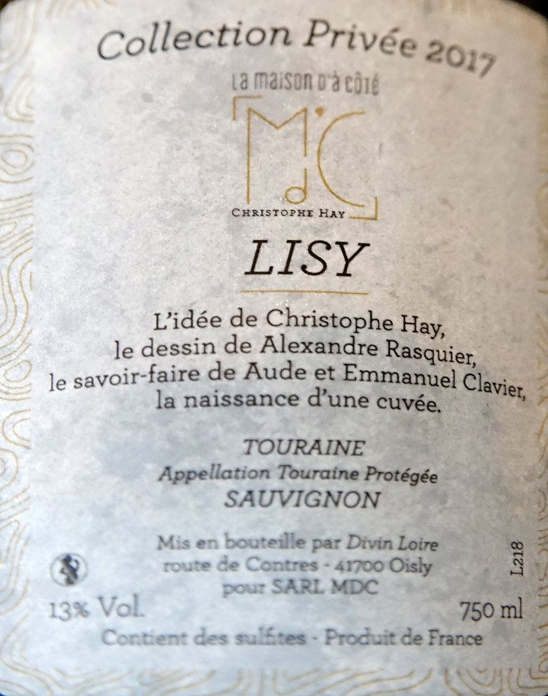 Vin sur la Noix de joue de porc
