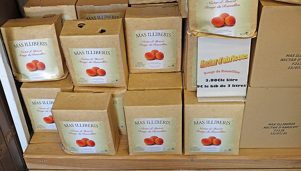 Nectar d'abricots rouges du Roussillon en bib de 3 litres