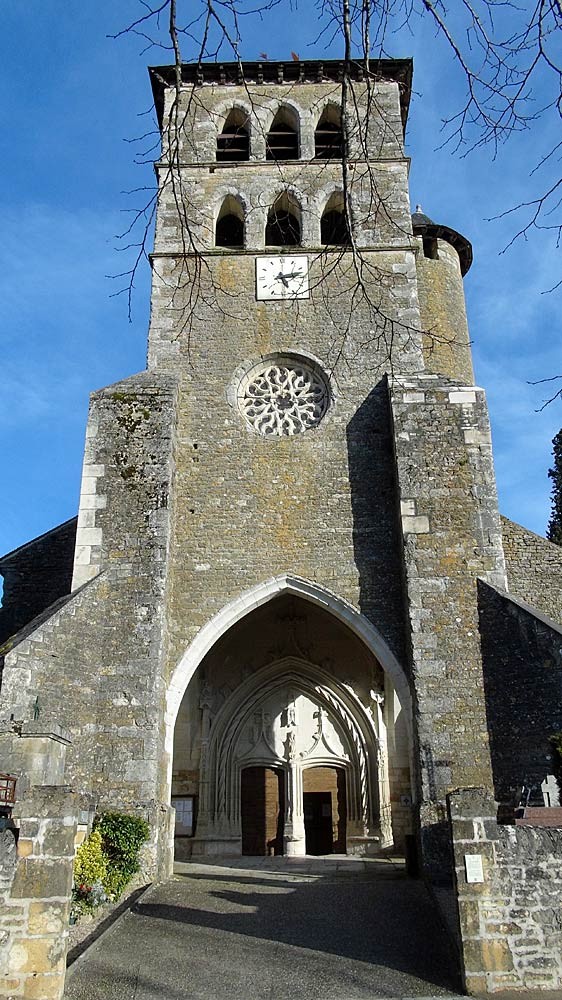 Puy l'Evêque : Eglise fortifiée Saint-Sauveur