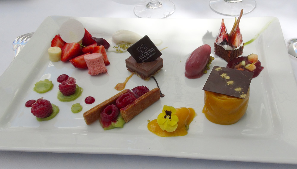 Tentation de desserts en petites portions