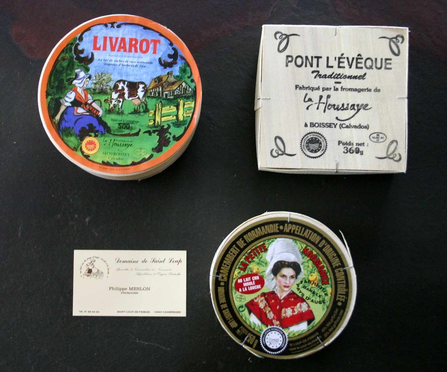 3 des 4 AOC fromagères de Normandie