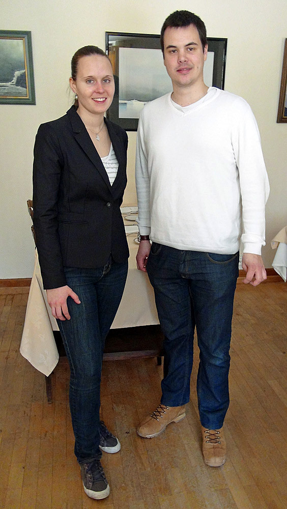 Aurélie Roulet & Eric Rialland (Photo prise en mars 2013)