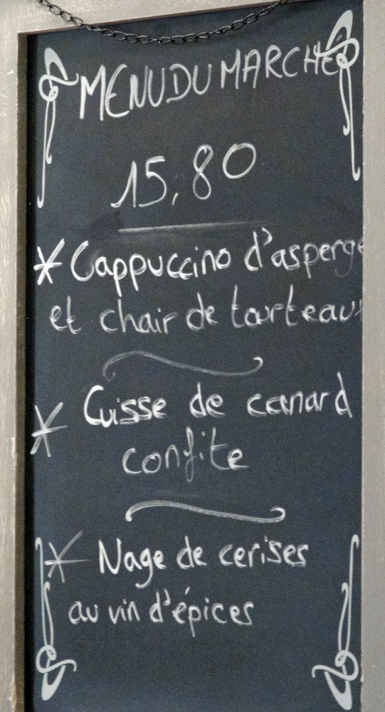 Le Menu du Marché
