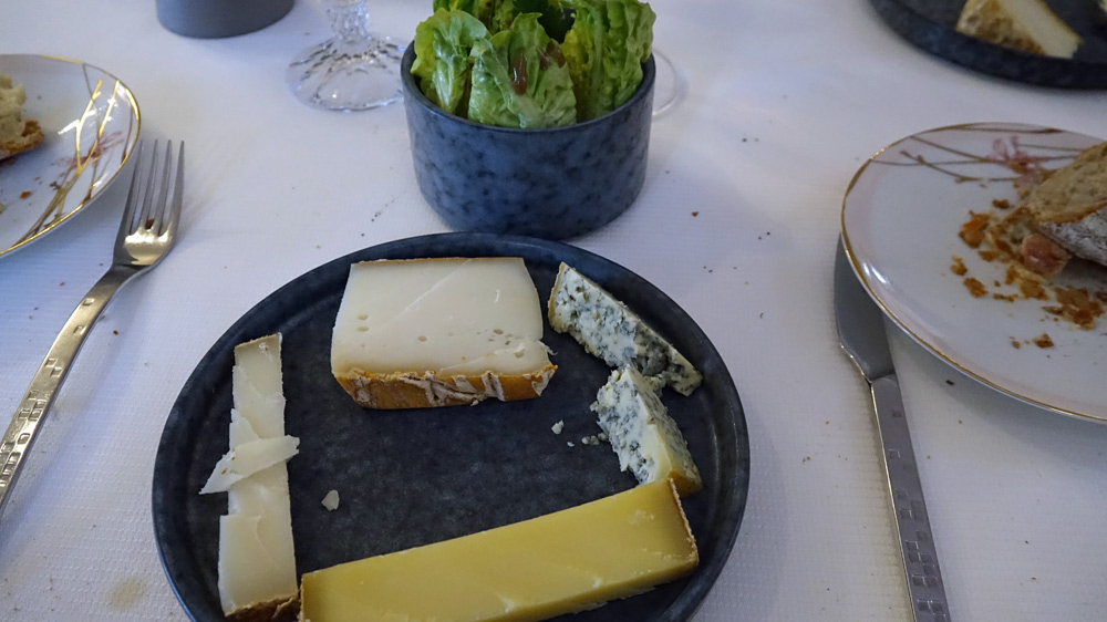 Mes fromages : Ibargui, Tomme de chèvre au Chouchen, Bleu de Gex et Kaltbach