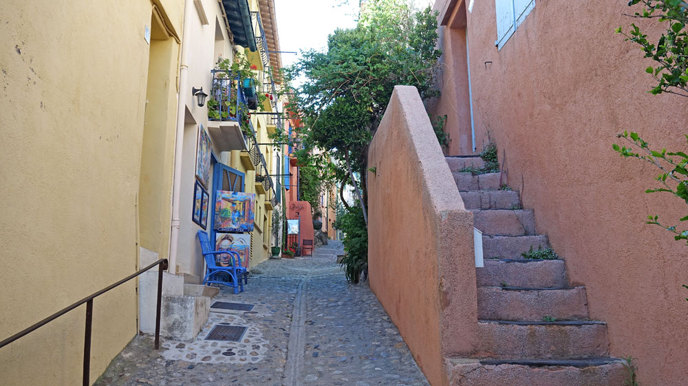 Rue étroite de Collioure