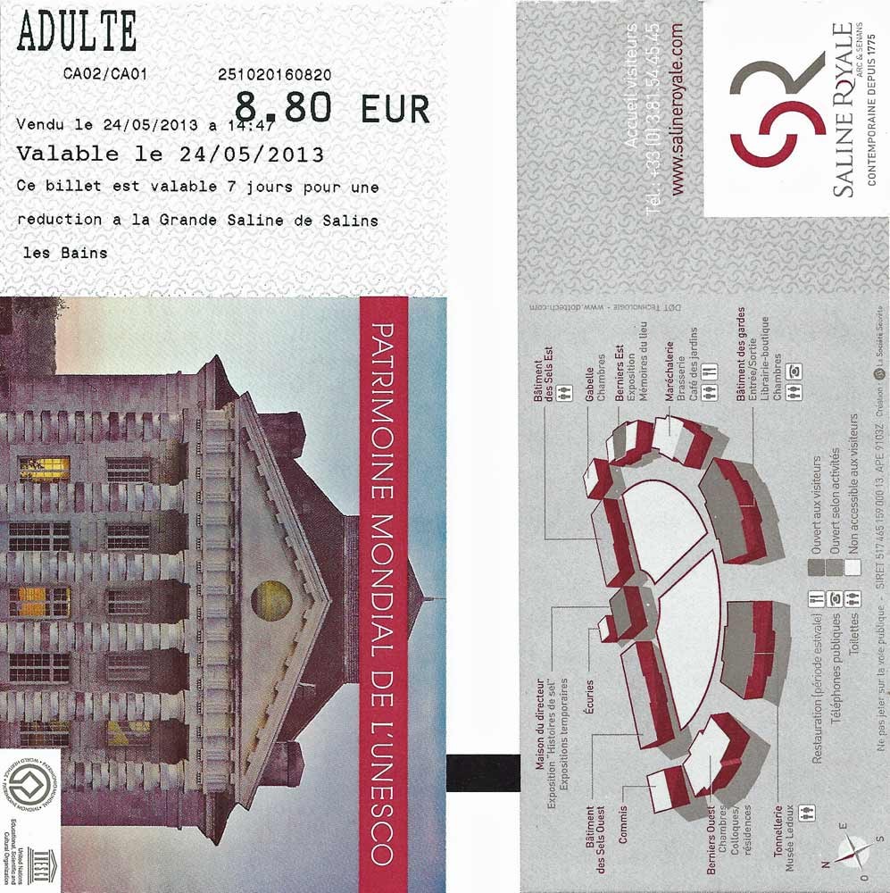 Le ticket d'entrée est à 8 € 80 ! Ici, même le prix d'accès est salé ! Vous avez dit droit pour tous à la culture ?
