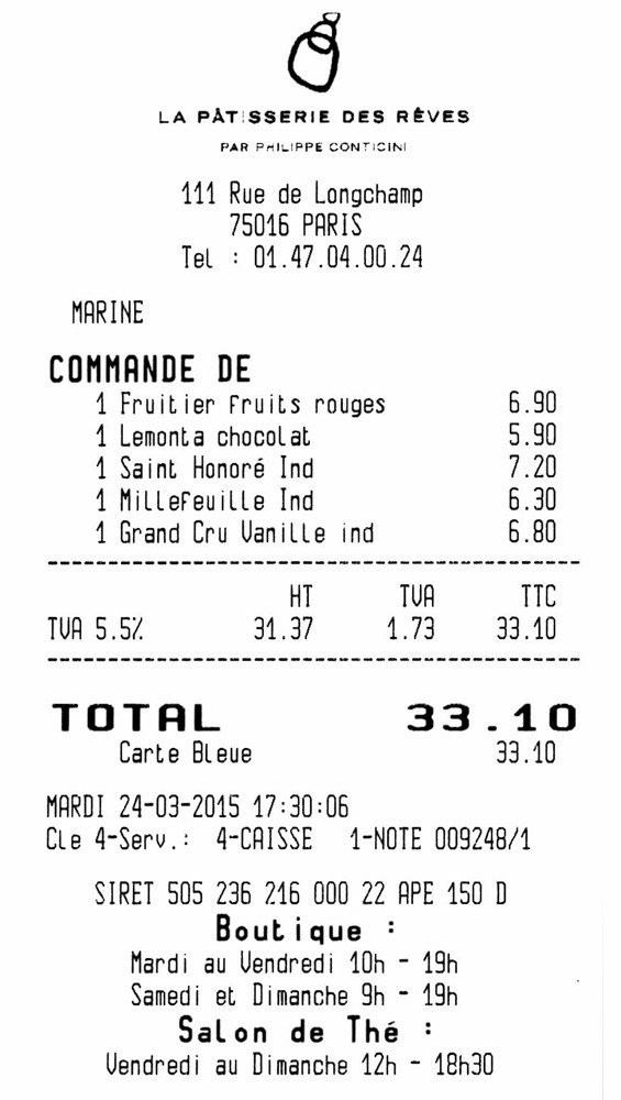 La note