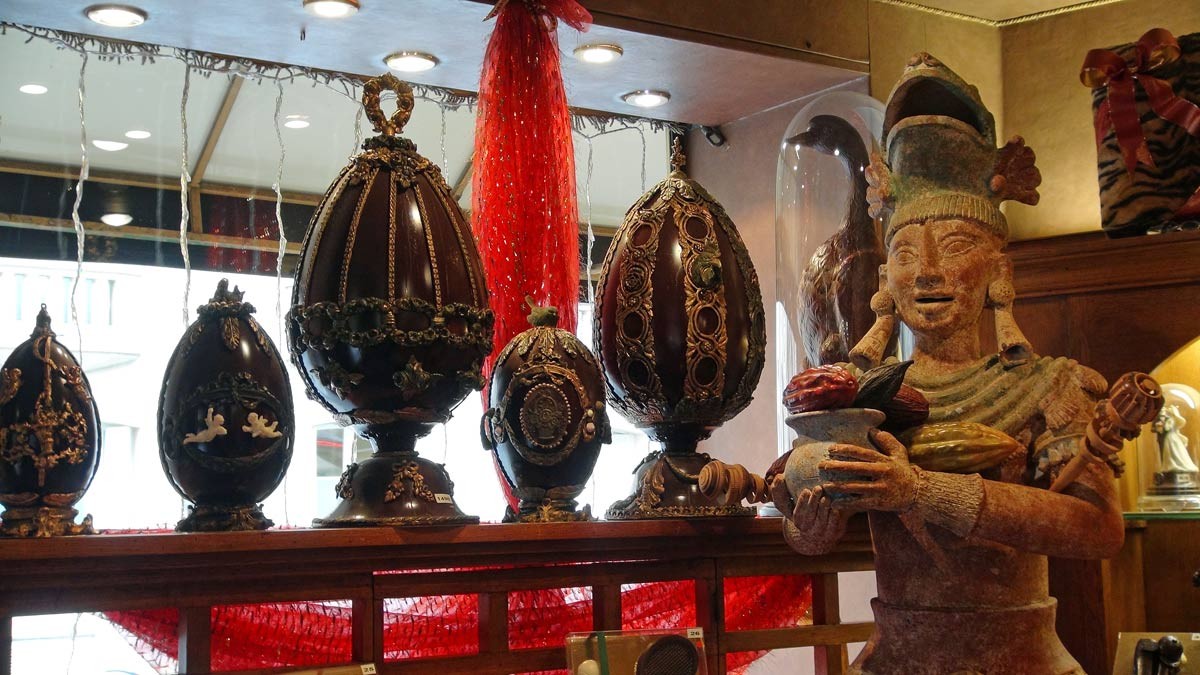 Les "œufs Fabergé" en chocolat