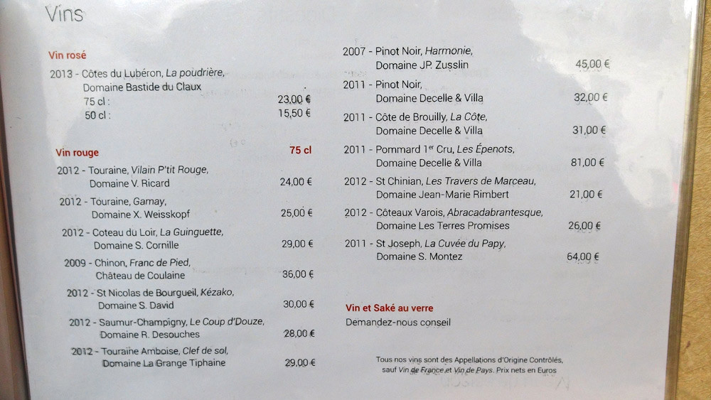 Les vins rouges