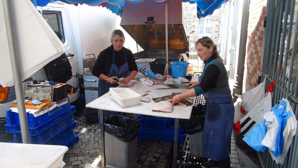 Portionnage du turbot