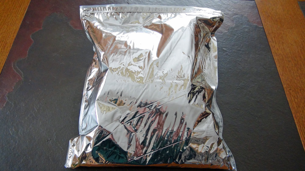 Le sac isotherme contenant le "diamant noir"