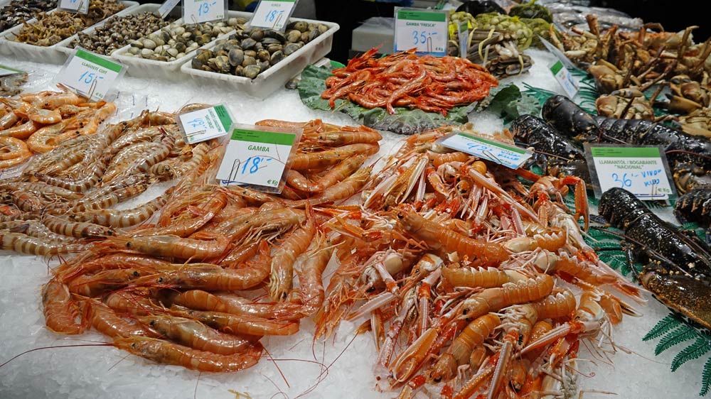 Par contre, escamarlas = langoustines !