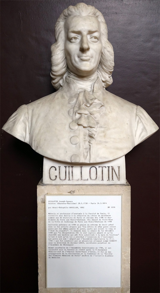 Buste de Joseph-Ignace Guillotin