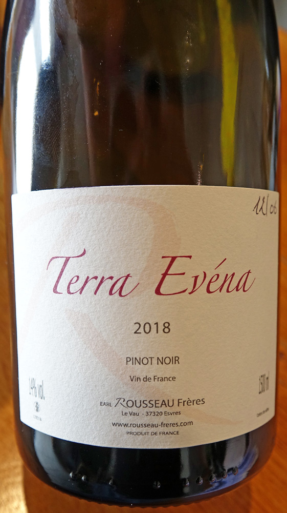 VDF Pinot noir "Terra Evéna" 2018