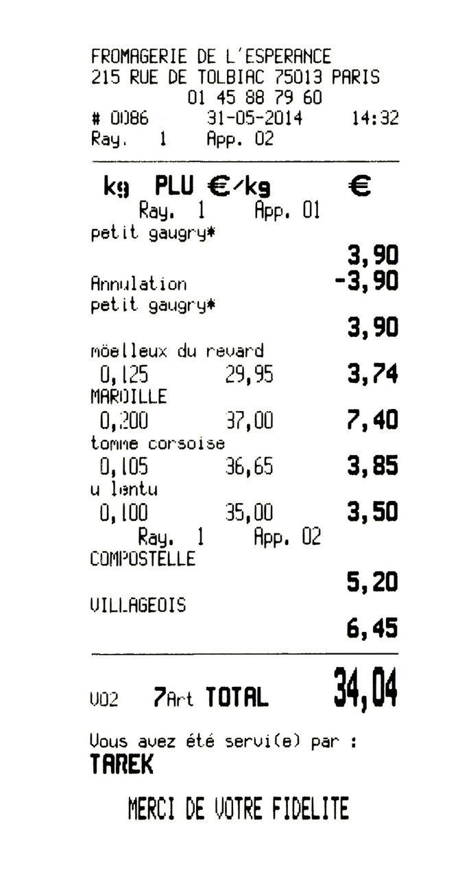 La note