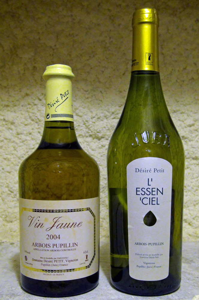 Arbois Pupillin Vin Jaune 2004 & Arbois Pupillin Savagnin ouillé 2010