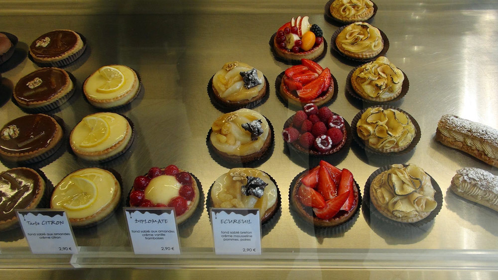 Caramelle - Tarte citron - Diplomate - Ecureuil - Tartes aux fruits - Tarte aux pommes - Paris-Brest