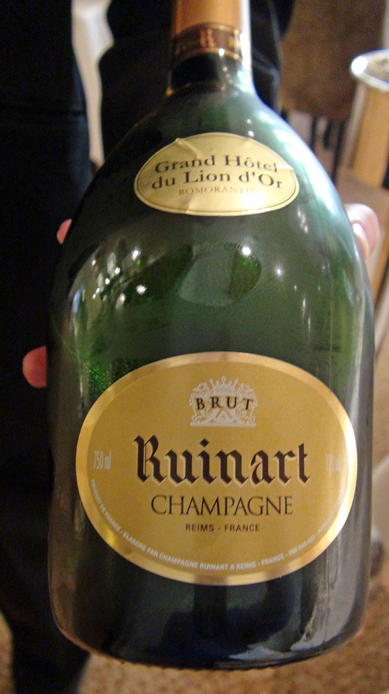 Champagne Ruinart pour l'apéritif